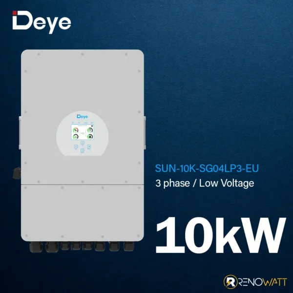 Τριφασικό Υβριδικό On/Off-Grid Inverter 10KW με οθόνη LCD IP65 SUN-10K-SG04LP3-EU
