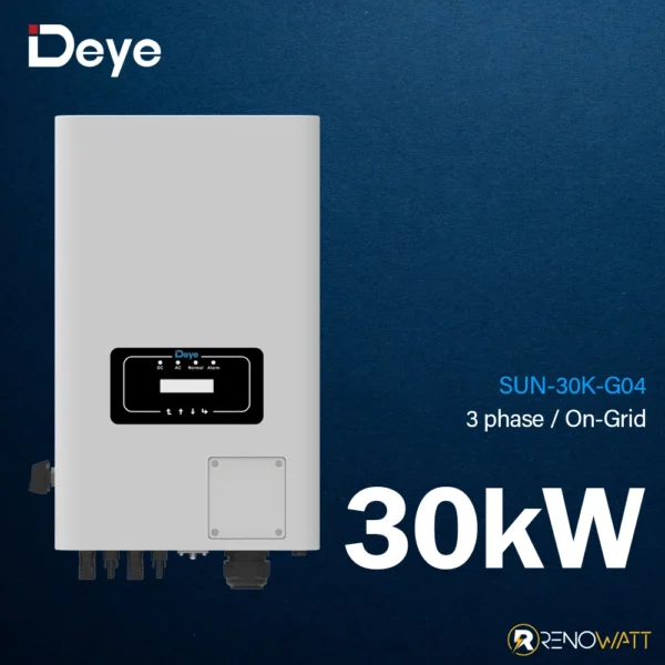Τριφασικό On-Grid Inverter 30KW IP65 SUN-30K-G04