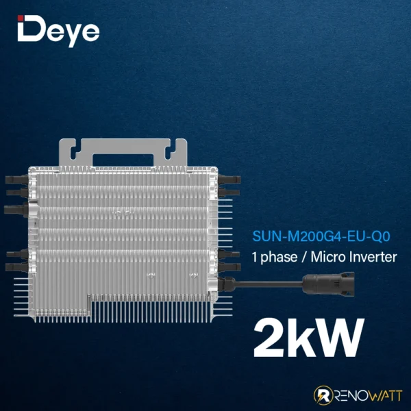 Μονοφασικό Micro Inverter 2000W IP67 DEYE