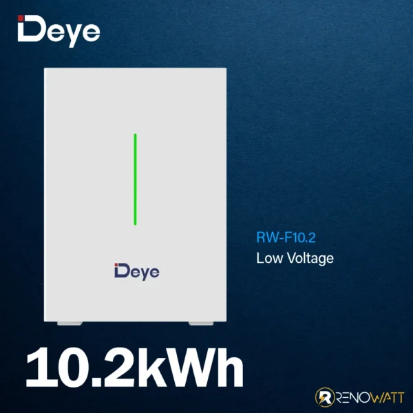 Μπαταρία LiFePO4 DEYE 10.2KWh 51.2V 200Ah RW-F10.2