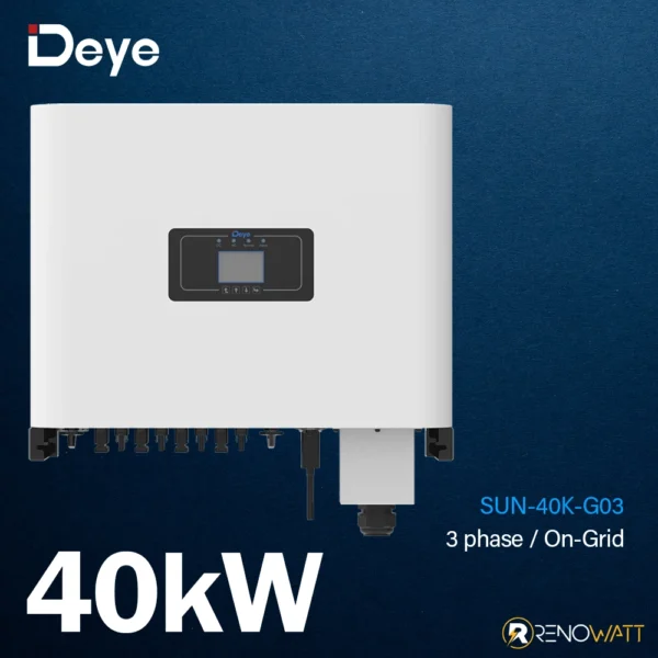 Τριφασικό On-Grid Inverter 40KW IP65 SUN-40Κ-G03