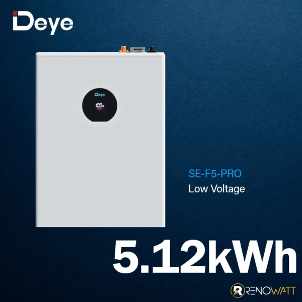 Μπαταρία LiFePO4 5.12KWh 51.2V 100Ah DEYE SE-F5-Pro